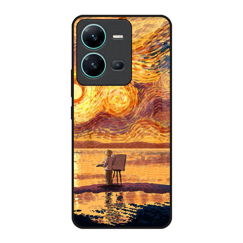 Sunset Vincent Glossy Case for Vivo V25