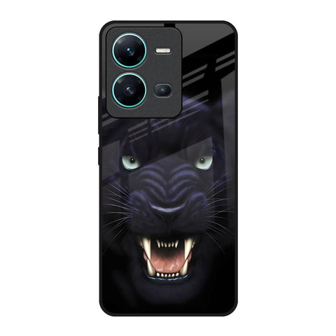 Angry Black Leopard Glossy Case for Vivo V25