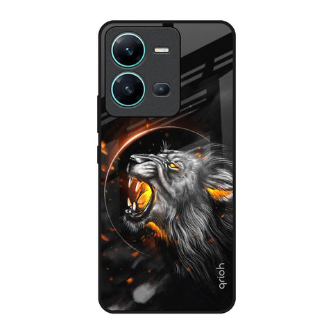 Aggressive Lion Glossy Case for Vivo V25