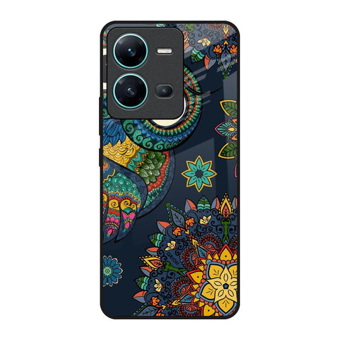 Owl Art Glossy Case for Vivo V25