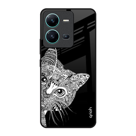 Kitten Mandala Glossy Case for Vivo V25