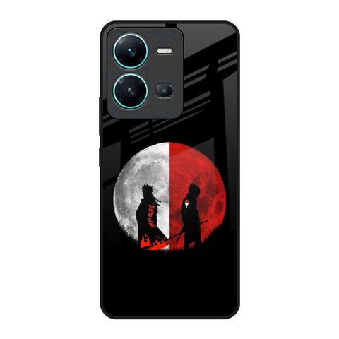 Anime Red Moon Glossy Case for Vivo V25