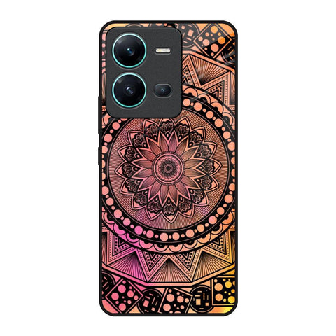 Floral Mandala Glossy Case for Vivo V25