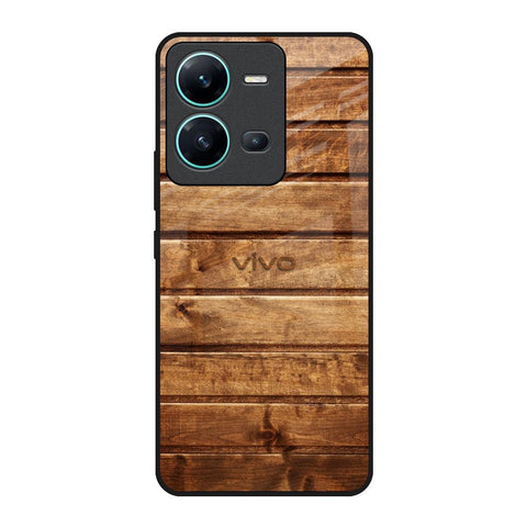 Wooden Planks Glossy Case for Vivo V25