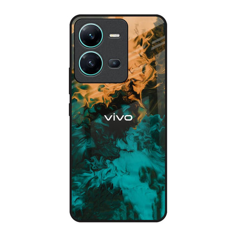 Watercolor Wave Glossy Case for Vivo V25