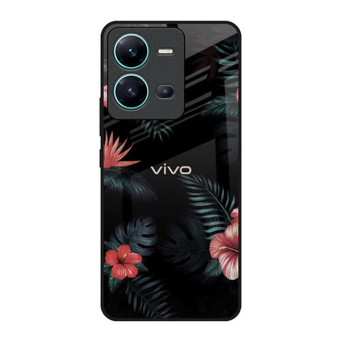 Tropical Art Flower Glossy Case for Vivo V25