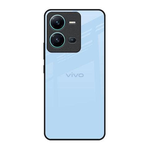 Pastel Sky Blue Glossy Case for Vivo V25