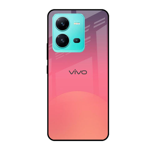 Sunset Orange Glossy Case for Vivo V25