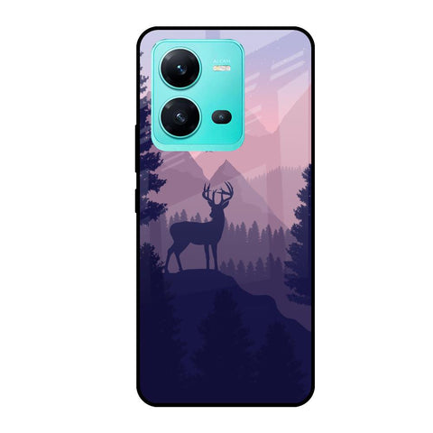 Deer In Night Glossy Case For Vivo V25