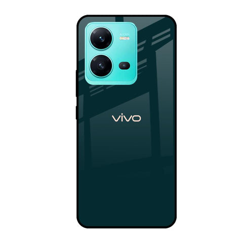 Hunter Green Glossy Case For Vivo V25