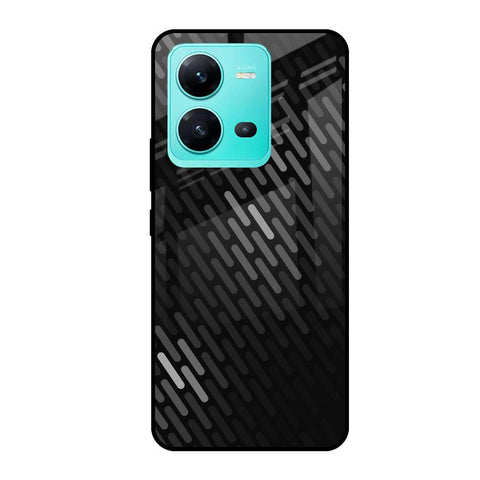 Dark Abstract Pattern Glossy Case For Vivo V25