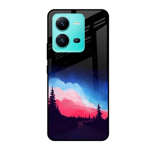 Drive In Dark Glossy Case For Vivo V25