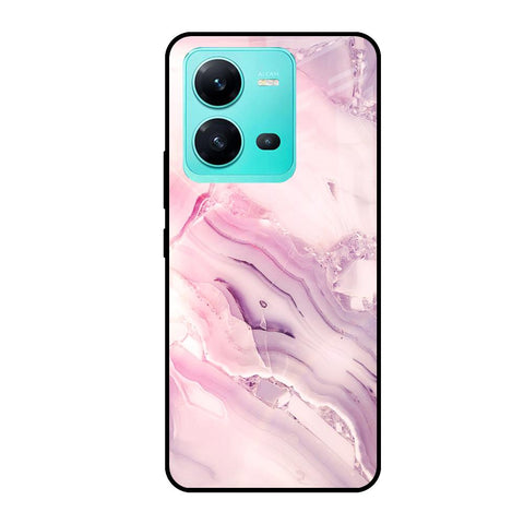 Diamond Pink Gradient Glossy Case For Vivo V25