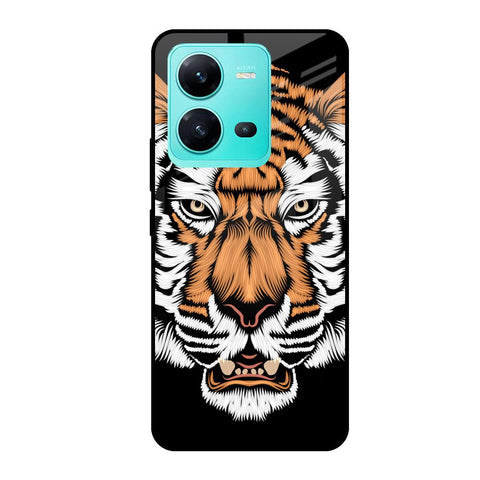 Angry Tiger Glossy Case For Vivo V25