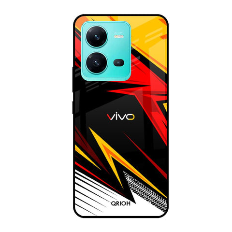 Race Jersey Pattern Glossy Case For Vivo V25