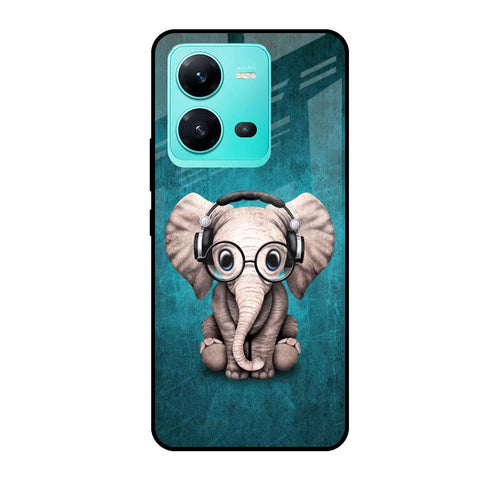 Adorable Baby Elephant Glossy Case For Vivo V25