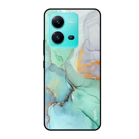Green Marble Glossy case for Vivo V25