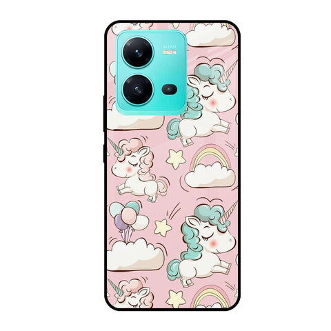 Balloon Unicorn Glossy case for Vivo V25
