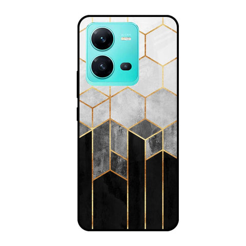 Tricolor Pattern Glossy Case for Vivo V25