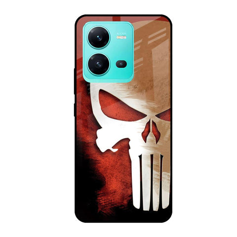 Red Skull Glossy Case for Vivo V25