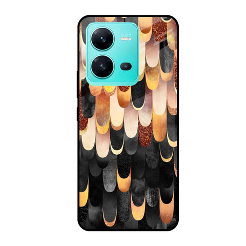 Bronze Abstract Glossy Case for Vivo V25