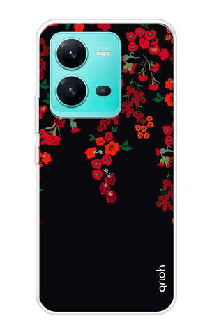 Floral Deco Soft Cover For Vivo V25