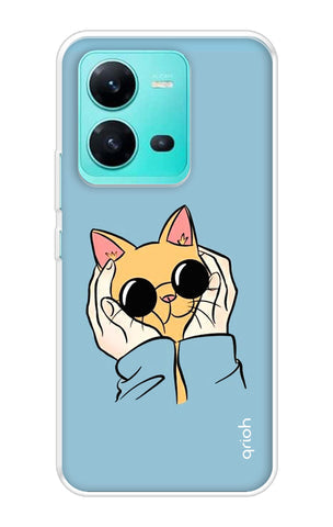 Attitude Cat Soft Cover for Vivo V25