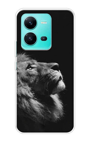 Lion Looking to Sky Soft Cover for Vivo V25