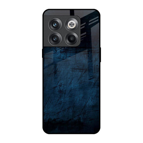 Dark Blue Grunge Glossy Case for OnePlus 10T 5G