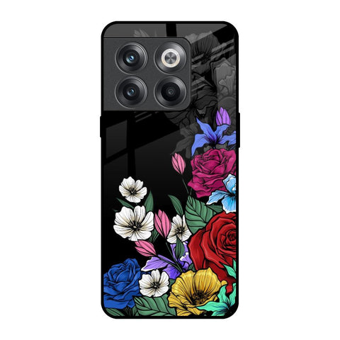 Rose Flower Bunch Art Glossy Case for OnePlus 10T 5G