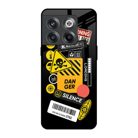 Danger Signs Glossy Case for OnePlus 10T 5G
