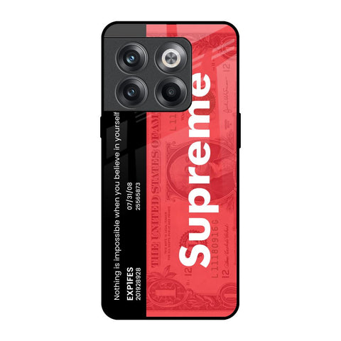 Supreme Ticket Glossy Case for OnePlus 10T 5G