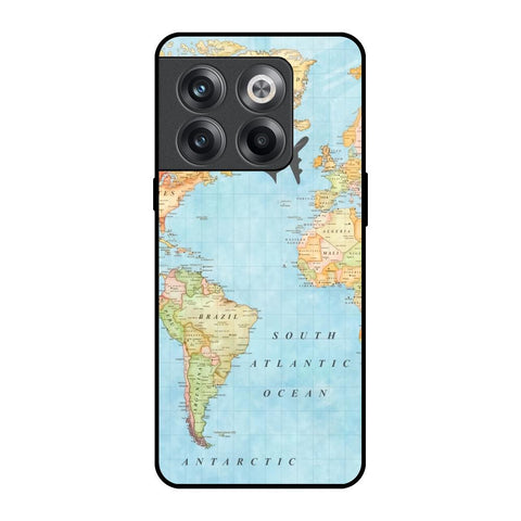 Travel Map Glossy Case for OnePlus 10T 5G