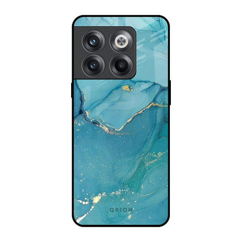 Blue Golden Glitter Glossy Case for OnePlus 10T 5G