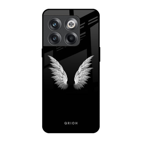 White Angel Wings Glossy Case for OnePlus 10T 5G