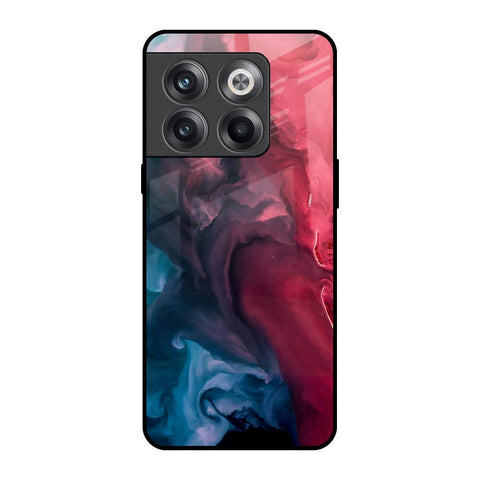 Blue & Red Smoke Glossy Case for OnePlus 10T 5G