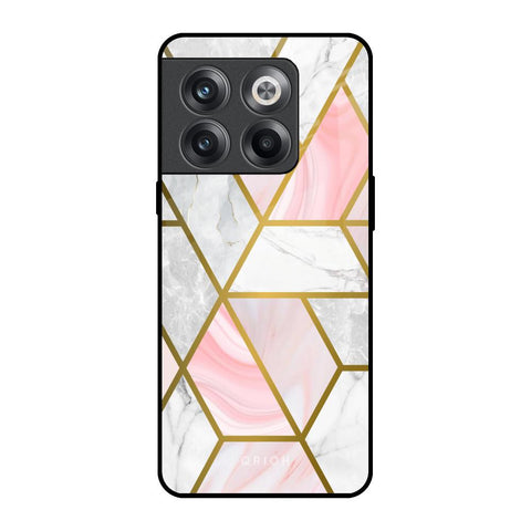 Geometrical Marble Glossy Case for OnePlus 10T 5G