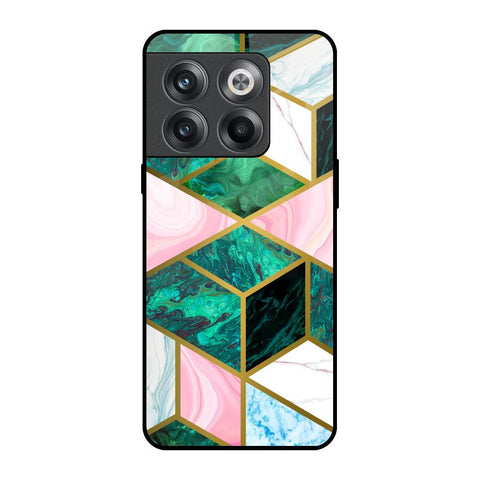 Seamless Green Marble Glossy Case for OnePlus 10T 5G