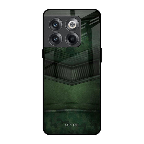Green Leather Glossy Case for OnePlus 10T 5G