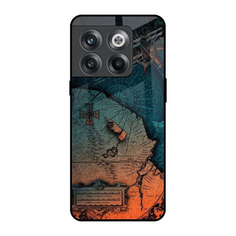 Geographical Map Glossy Case for OnePlus 10T 5G