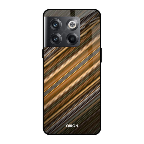 Diagonal Slash Pattern Glossy Case for OnePlus 10T 5G