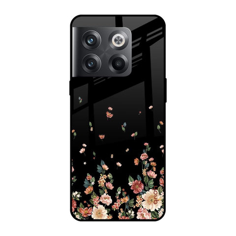 Floating Floral Print Glossy Case for OnePlus 10T 5G