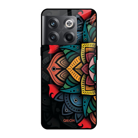 Retro Gorgeous Flower Glossy Case for OnePlus 10T 5G