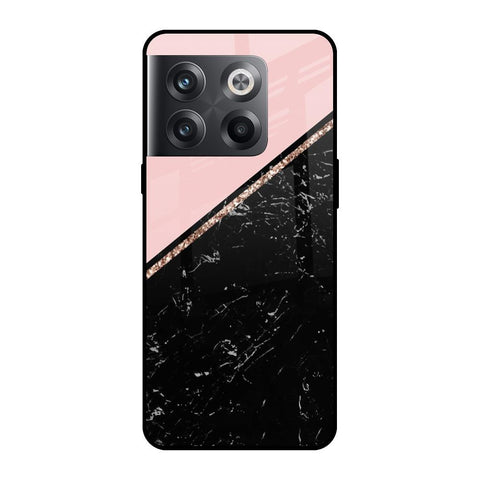 Marble Texture Pink Glossy Case For OnePlus 10T 5G