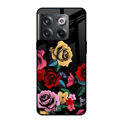 Floral Decorative Glossy Case For OnePlus 10T 5G
