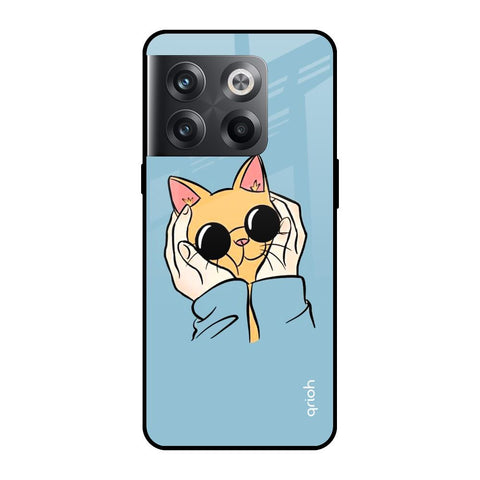 Adorable Cute Kitty Glossy Case For OnePlus 10T 5G