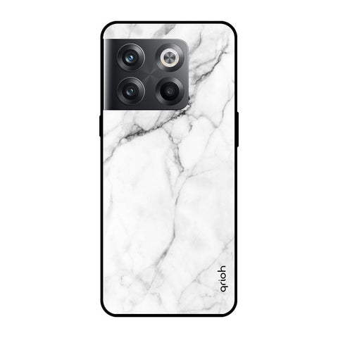 Modern White Marble Glossy case for OnePlus 10T 5G