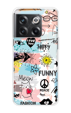 Happy Doodle Soft Cover for OnePlus 10T 5G