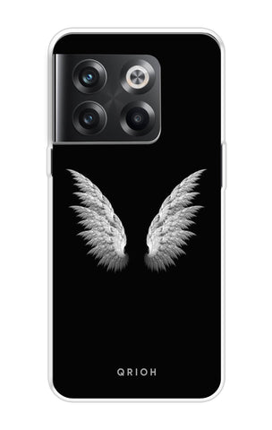 White Angel Wings Soft Cover for OnePlus 10T 5G