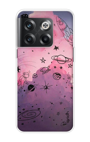 Space Doodles Art Soft Cover For OnePlus 10T 5G
